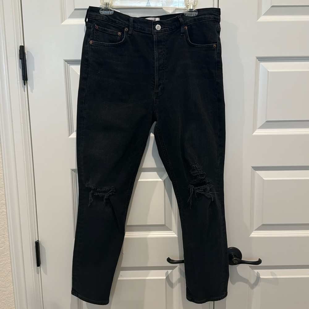 Agolde Nico High Rise Slim Cassette Jeans Size 31